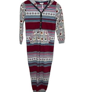 435 by Matilda Jane Llamaste Fleece Pajama Romper Kids Size 12 BLEMISH